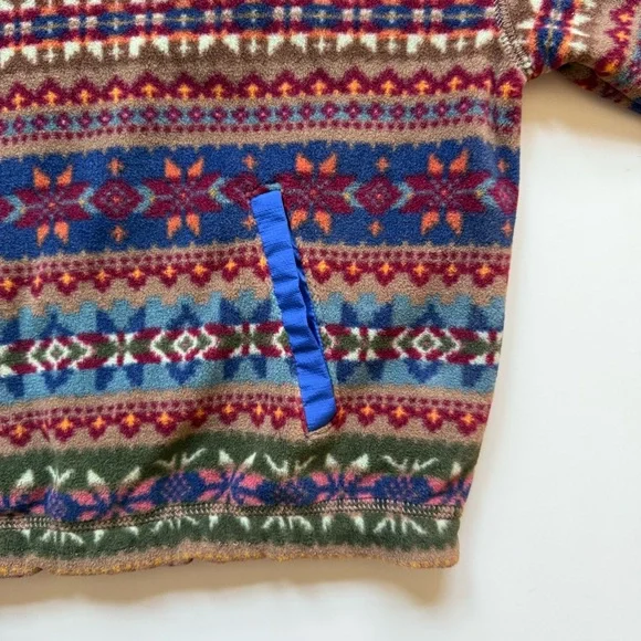 Polo Ralph Lauren Girls Fair Isle Brushed Fleece Pullover - Size M (8-10) - Picture 11 of 16